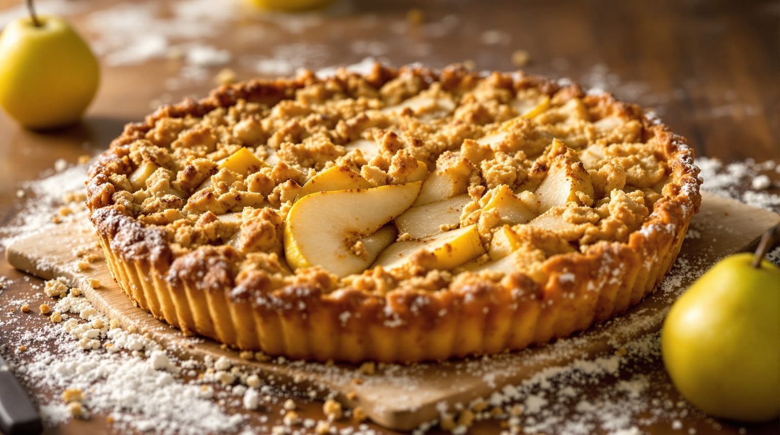 Crumble poire : la recette facile et délicieuse à essayer absolument !