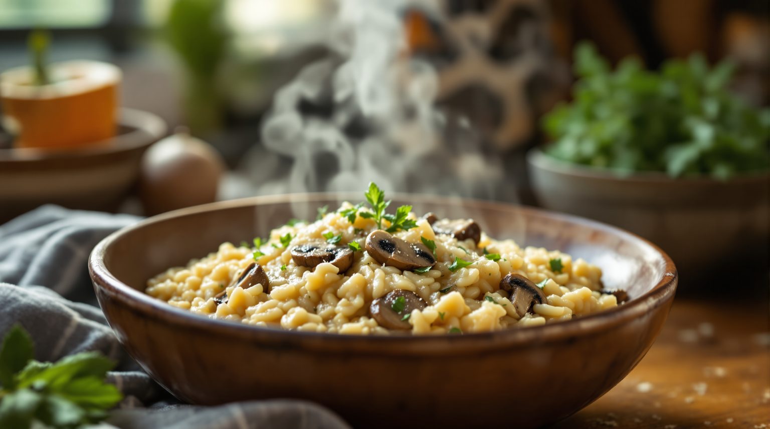Risotto aux champignons : la recette crémeuse et savoureuse à essayer absolument !