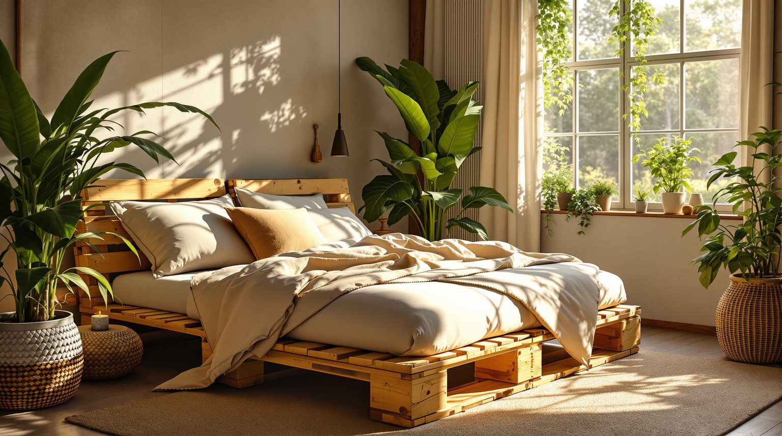 Sommier palettes : Transformez votre lit avec un style unique et écologique !